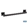 TOALLERO NEGRO MATE DE ACERO CON DISEÑO CUADRADO GAMA FAIAL 45 X 8 X 5,5 CM
