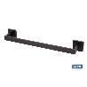 TOALLERO NEGRO MATE DE ACERO CON DISEÑO CUADRADO GAMA FAIAL 45 X 8 X 5,5 CM