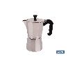 CAFETERA ITALIANA DE ALUMINIO PARA INDUCCIÓN 9 TAZAS