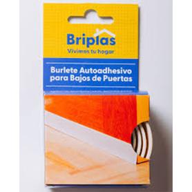 BRIPLAS BAJOPUERTA ADHESIVO FLEXIBLE 1M X 38 MM BLANCO 515B