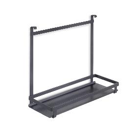 EMUCA ESTANTE PARA UTENSILIOS DE COCINA TITANE, ACERO, GRIS ANTRACITA