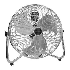 VENTILADOR SUELO CROMADO 120 WATT Ø50 CM.