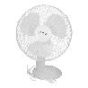 VENTILADOR SOBREMESA BLANCO 45 WATT 3 VELOCIDADES.