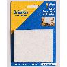 BRIPLAS FIELTRO ADHESIVO 2 U RECTANGULAR 104X85 MM BLANCO 107DB