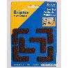 BRIPLAS FIELTRO ADHESIVO 6 U ESCUADRA 39X39X12 MM MARRON 109M