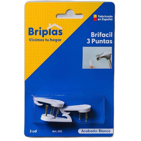 BRIPLAS CUELGA FACIL CUADROS 3 PUNTA 3 U  282