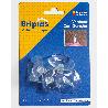 BRIPLAS COLGADOR VENTOSA CON GANCHO 4 U TRANSPARENTE 290