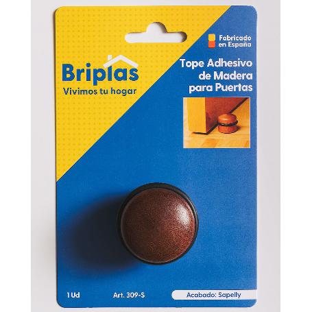 BRIPLAS TOPE PUERTA ADHESIVO MADERA CILINDRO 1U SAPELLY 309S