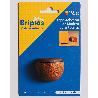 BRIPLAS TOPE PUERTA ADHESIVO MADERA MEDIA LUNA 1U SAPELLY 310S