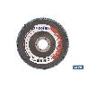 DISCO LAMINADO PROFESIONAL INCLINADO 125 MM. - GRANO 40 ZIRCONIO