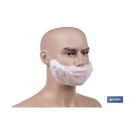 CUBREBARBA DESECHABLE DE PP 100 UDS.