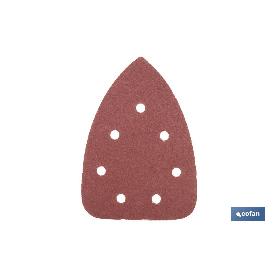HOJA DE LIJADO LIJADORA MOUSE 7 AGUJEROS 100 X 140 MM G. 120   CAJA 5 UNID.