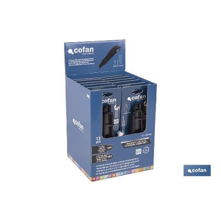 EXPOSITOR DE CÚTER ANTIDESLIZANTE HEAVY DUTY 18 MM 12 UDS.