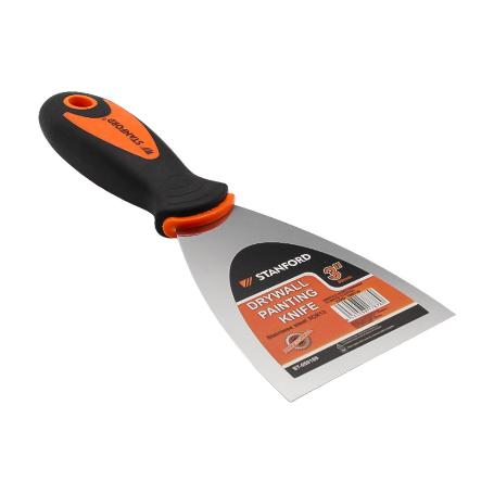 ESPATULA ACERO CROMADA 80 MM M/ PLASTICO