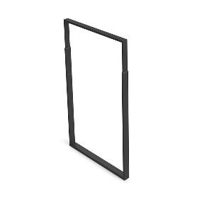 PATA AJUSTABLE MODELO ISLA A580-800 H80-H960 ACABADO NEGRO ANCHO 580