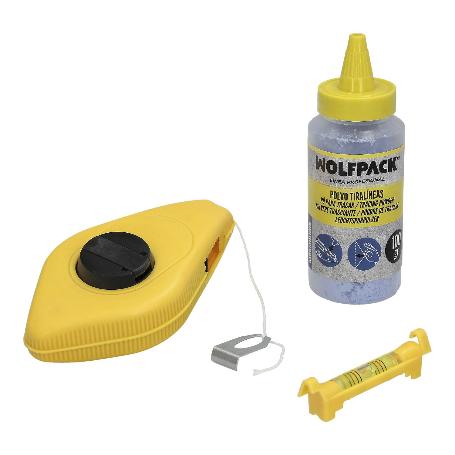 TIRALINEAS ABS 30 METROS CON POLVO 100 GR.