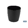 MACETA CAMELIA DE COLOR NEGRO 25 X 23,6 CM   CAJA 12 UNID.