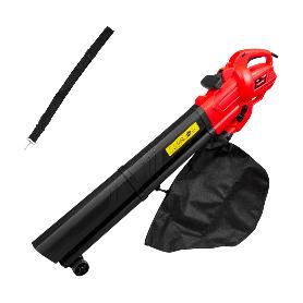 ASPIRADOR SOPLADOR ELECTRICO DE HOJAS JARDÍN 3.000 WATT. VELOCIDAD AIRE: 250 KM/H. ASPIRADOR / SOPLADOR / TRITURADO