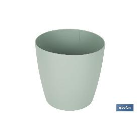 MACETA CAMELIA COLOR VERDE TURQUESA 18X17.8CM VENTA UNITARIA