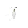 CONECTOR TV MACHO RECTO 9,5 MM.