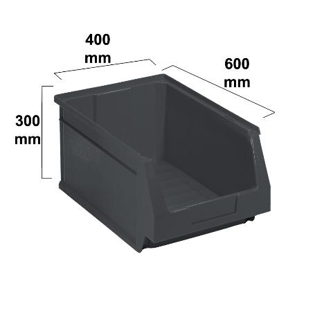 Tayg gaveta apilable industrial gris nº60 600x400