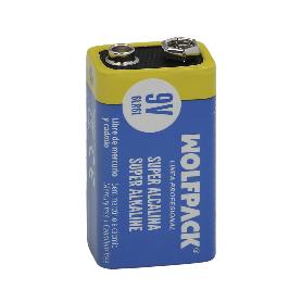 PILA ALCALINA 6LR61 (BLISTER 1 PIEZA)