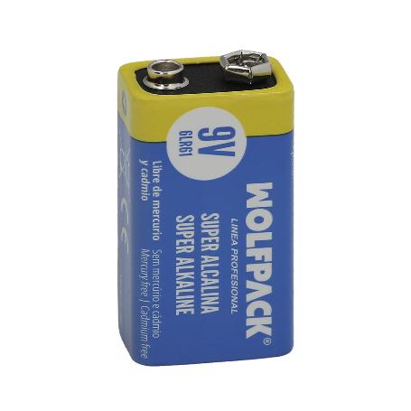 PILA ALCALINA 6LR61 (BLISTER 1 PIEZA)