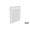 REJILLA DE VENTILACIÓN ALUMINIO BLANCO 10 X 10 CM VENTA UNITARIA