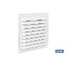 REJILLA DE VENTILACIÓN ALUMINIO BLANCO CON MOSQUITERA 10 X 10 CM   CAJA 5 UNID.