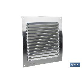 REJILLA DE VENTILACIÓN ALUMINIO 15 X 15 CM VENTA UNITARIA