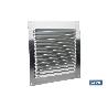 REJILLA DE VENTILACIÓN ALUMINIO 15 X 15 CM VENTA UNITARIA