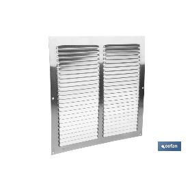 REJILLA DE VENTILACIÓN ALUMINIO 30 X 30 CM VENTA UNITARIA