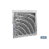 REJILLA DE VENTILACIÓN ALUMINIO CON MOSQUITERA 17 X 17 CM   CAJA 5 UNID.