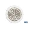 REJILLA DE VENTILACIÓN ABS BLANCO PARA EMPOTRAR A TUBO CON CLIP Ø12-14 CM VENTA UNITARIA