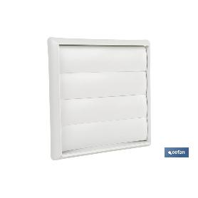 REJILLA DE VENTILACIÓN ABS BLANCO LAMAS MÓVILES Ø10 CM VENTA UNITARIA