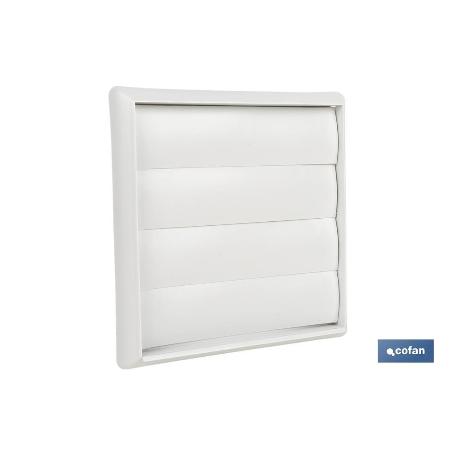 REJILLA DE VENTILACIÓN ABS BLANCO LAMAS MÓVILES Ø12 CM VENTA UNITARIA