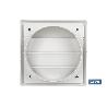 REJILLA DE VENTILACIÓN ABS BLANCO LAMAS MÓVILES Ø15 CM   CAJA 5 UNID.