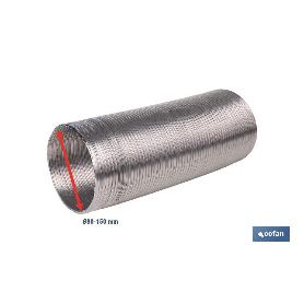 TUBO FLEXIBLE SEMIRRÍGIDO ALUMINIO Ø100 MM X 3 M