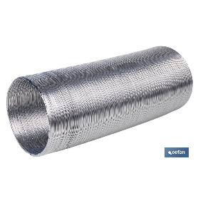 TUBO FLEXIBLE SEMIRRÍGIDO ALUMINIO Ø125 MM X 3 M