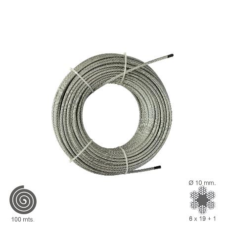 CABLE GALVANIZADO  10 MM. (ROLLO 100 METROS) NO ELEVACION
