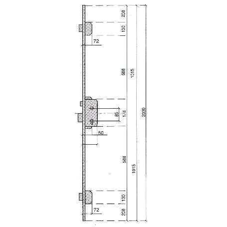 CERRADURA UCEM SEGURIDAD 2510/CL001S