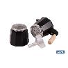 CAFETERA ITALIANA DE INDUCCIÓN NEGRA 6 TAZAS