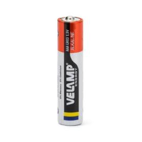 VELAMP-LR03/4BP-PILAS ALCALINAS AAA DE 1,5V MINI STILO LR03 (X4 UDS) (CAJA 12)