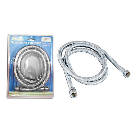 PLUVIA FLEXO DUCHA INOX EXTEN 1.80 -2.30 MTS Ø14 MM DOBLE ENGATI