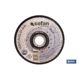 DISCO CORTE - 125X1,6X22,23 METAL STAND.