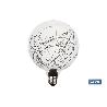 BOMBILLA LED GLOBO ESTRELLAS E27 1,2W 50LM 2700K