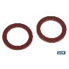 ARANDELA DE FIBRA ROJA M-14 X 18 X 1,5   CAJA 100 UNID.