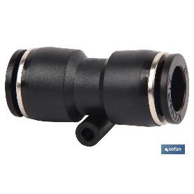 EMPALME RAPIDO RECTO PLASTICO T-10 VENTA UNITARIA