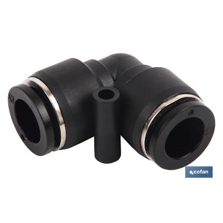 EMPALME RAPIDO CODO PLASTICO T-4 VENTA UNITARIA