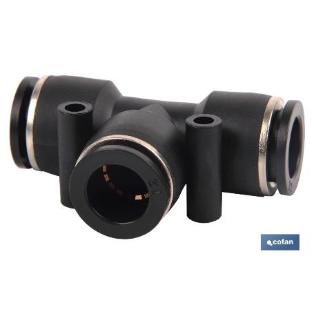 EMPALME RAPIDO PLASTICO T T-4 VENTA UNITARIA